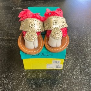 Jack Rogers Miss Hampton Toddler Sandals Size 10